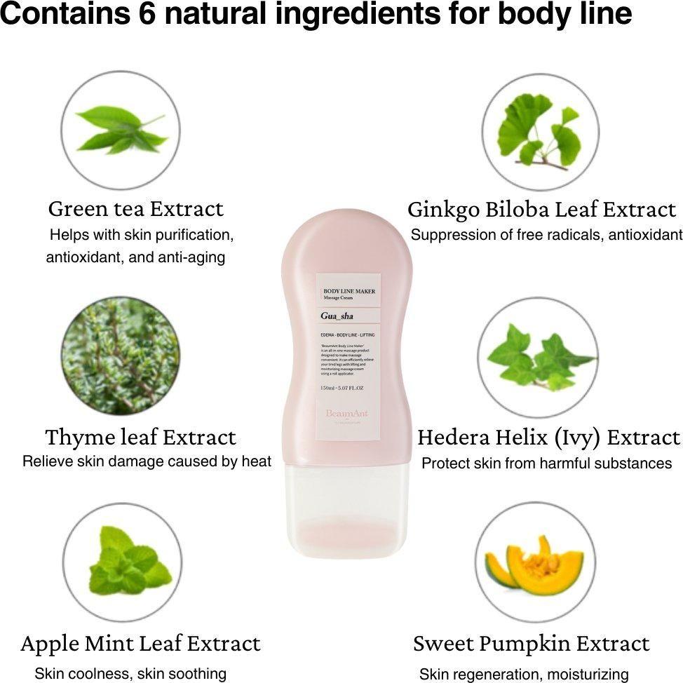 BeaumAnt Body Line Gua Sha Maker 150ml - Glam Global UKBeaumAnt