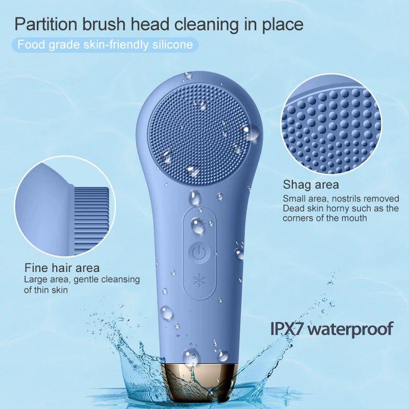 Beauty Cleanser Vibrating Electric Face Cleansing Brush - Glam Global UKGlam Global UK