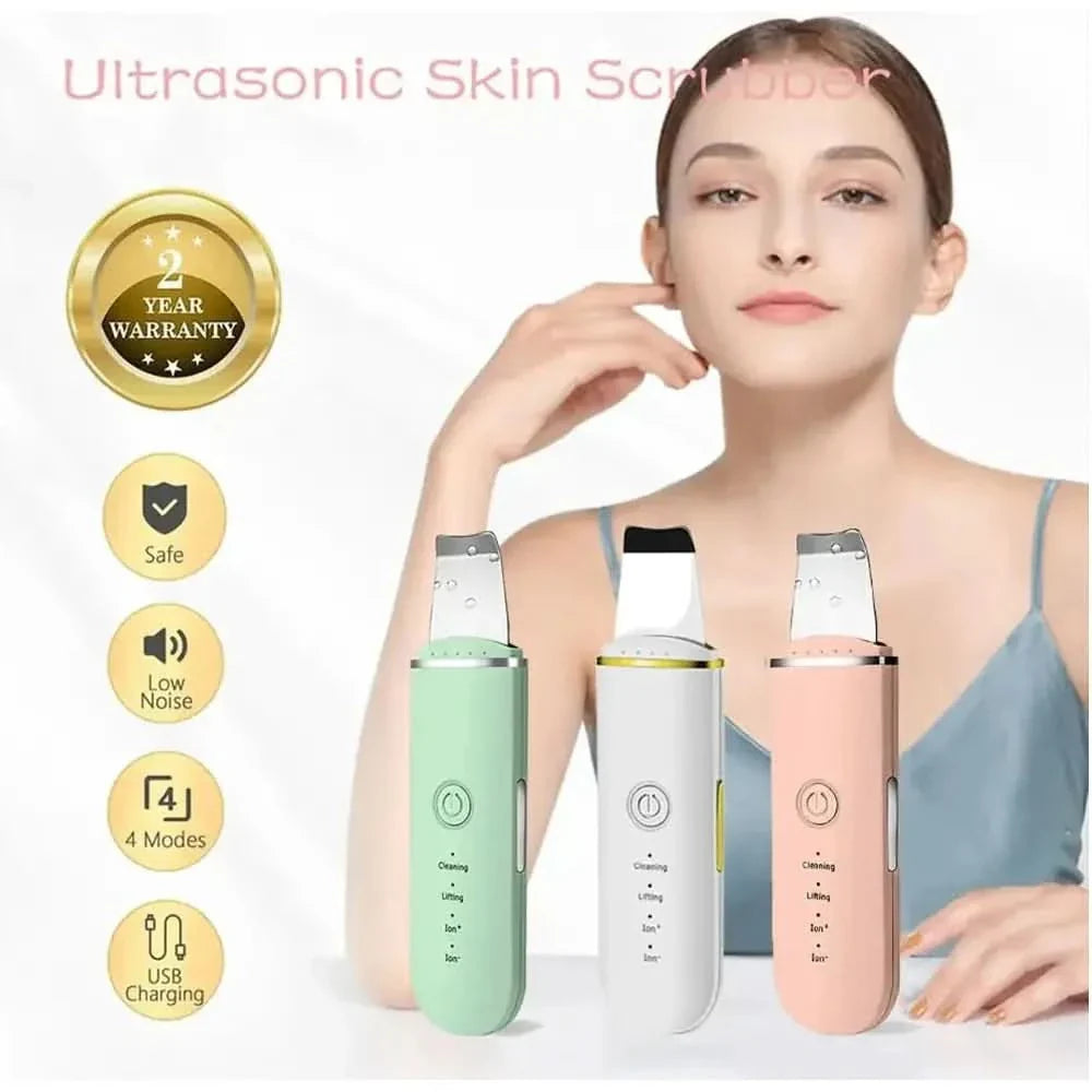 Beauty Ultrasonic Skin Scrubber - Glam Global UKGlam Global UK