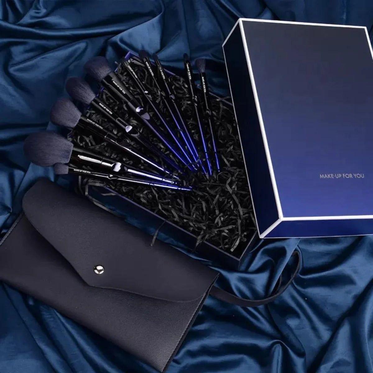 Belle & Rose™ Eternal Blue Brush Set Collection - Glam Global UKGlam Global UK