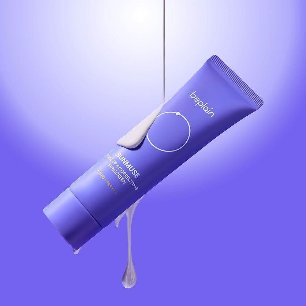 beplain Sunmuse Tone - Up & Correcting Sunscreen (SPF50+/PA++++) 50ml - Glam Global UKbeplain