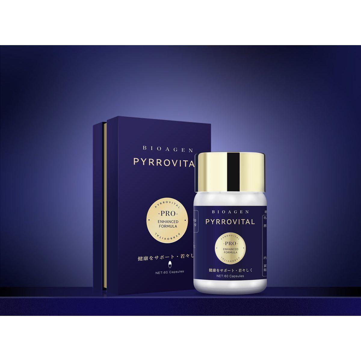 BIOAGEN PYRROVITAL PRO 60 capsules - Glam Global UKBIOAGEN