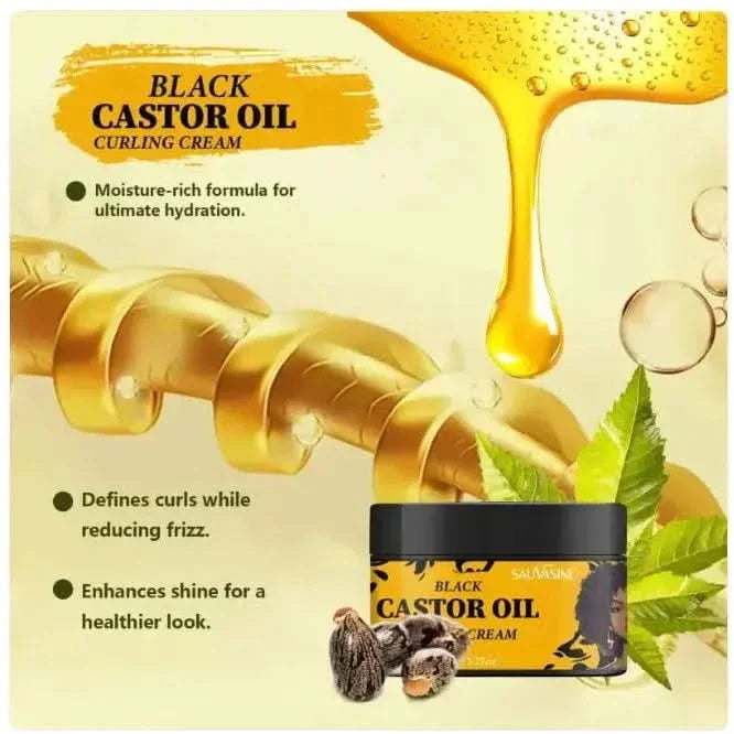 Black Castor Curl Care Cream - Glam Global UKGlam Global UK