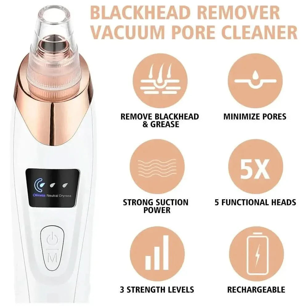 Blackhead Remover Vacuum – Acne, Pimple & Black Spot Treatment - Glam Global UKGlam Global UK
