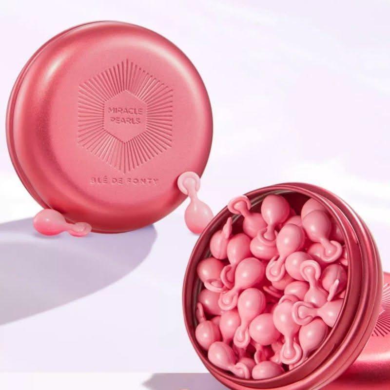 Blé de Fonty Pomegranate Essence Oil Facial Capsules (0.33 ml x 21 capsules) - Glam Global UKBLE DE FONTY