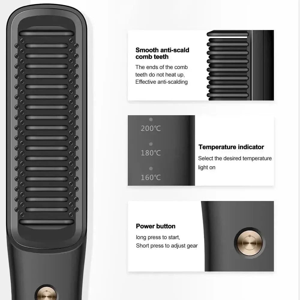 Blissly Brush Hair Straightener - Glam Global UKGlam Global UK