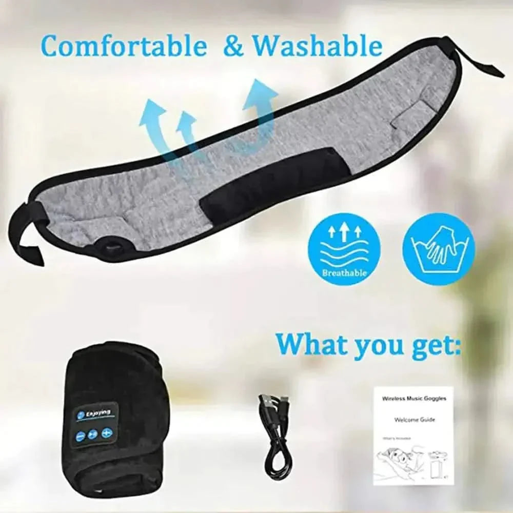 Bluetooth Sleeping Headphones Eye Mask - Glam Global UKGlam Global UK