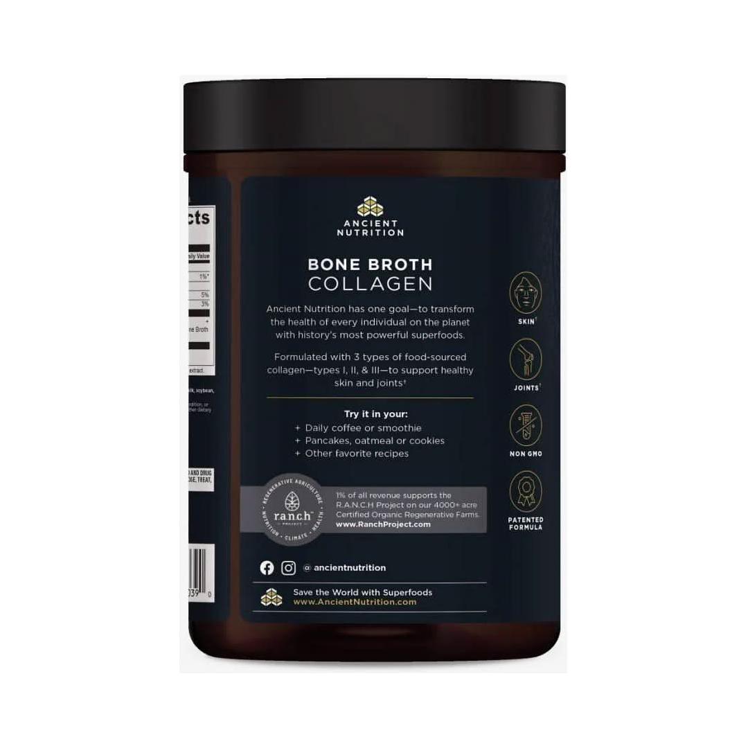 Ancient Nutrition Bone Broth Collagen - Vanilla 30 Servings - Glam Global UKAncient Nutrition