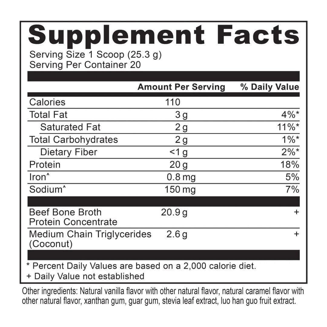 Ancient Nutrition Bone Broth Protein - Salted Caramel 20 Servings - Glam Global UKAncient Nutrition