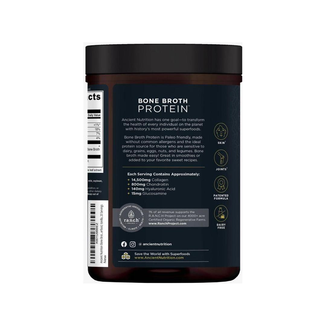 Ancient Nutrition Bone Broth Protein - Vanilla - Glam Global UKAncient Nutrition