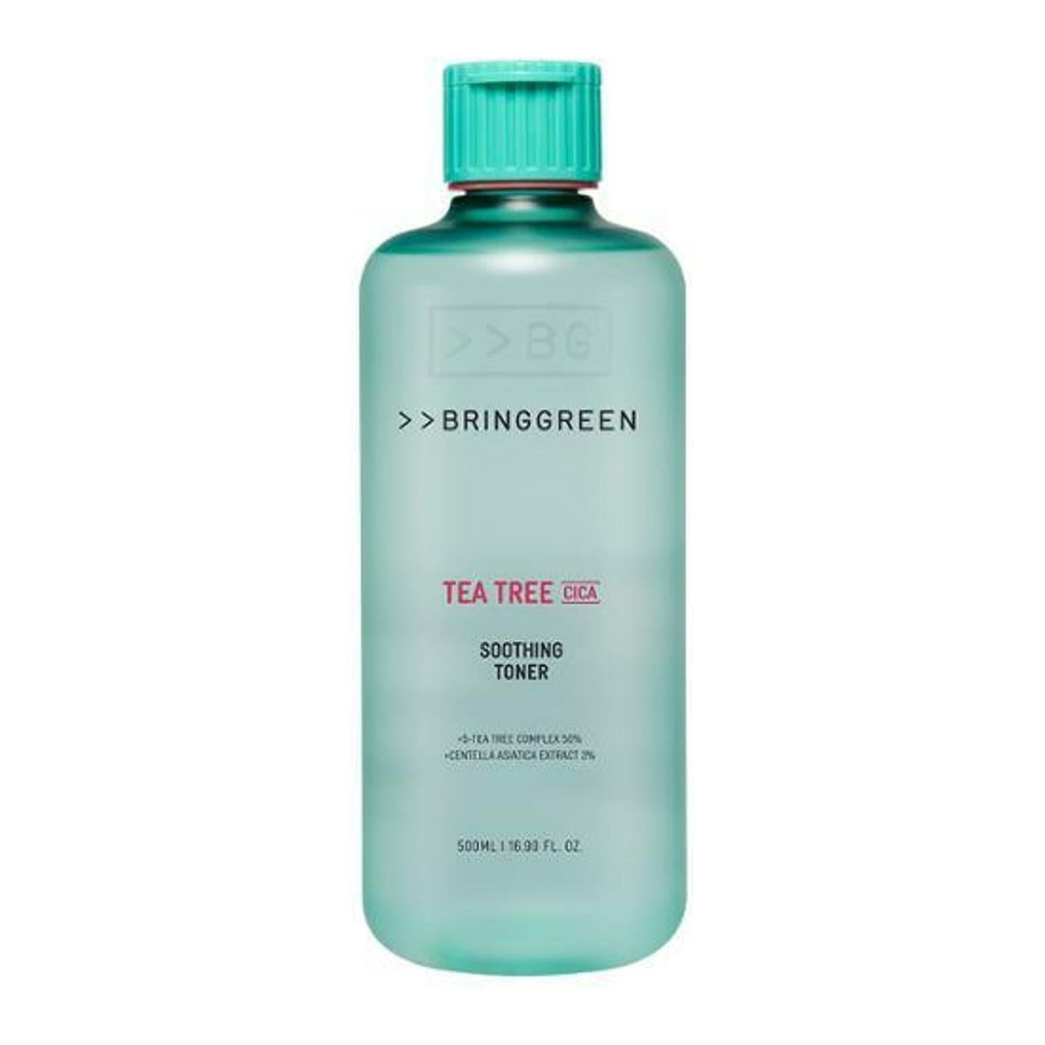 BRINGGREEN Tea Tree Cica Soothing Toner 250ml - Glam Global UKBRINGGREEN