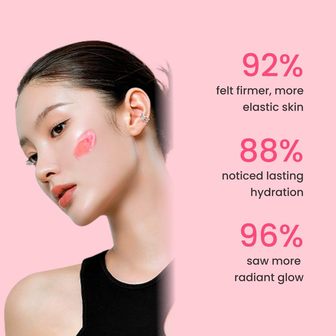 QUIA Collagen Jelly Cream – Lightweight Gel Moisturizer for Glowing, Plump Skin – with Niacinamide and Peptides – Korean Skincare for Daily Hydration