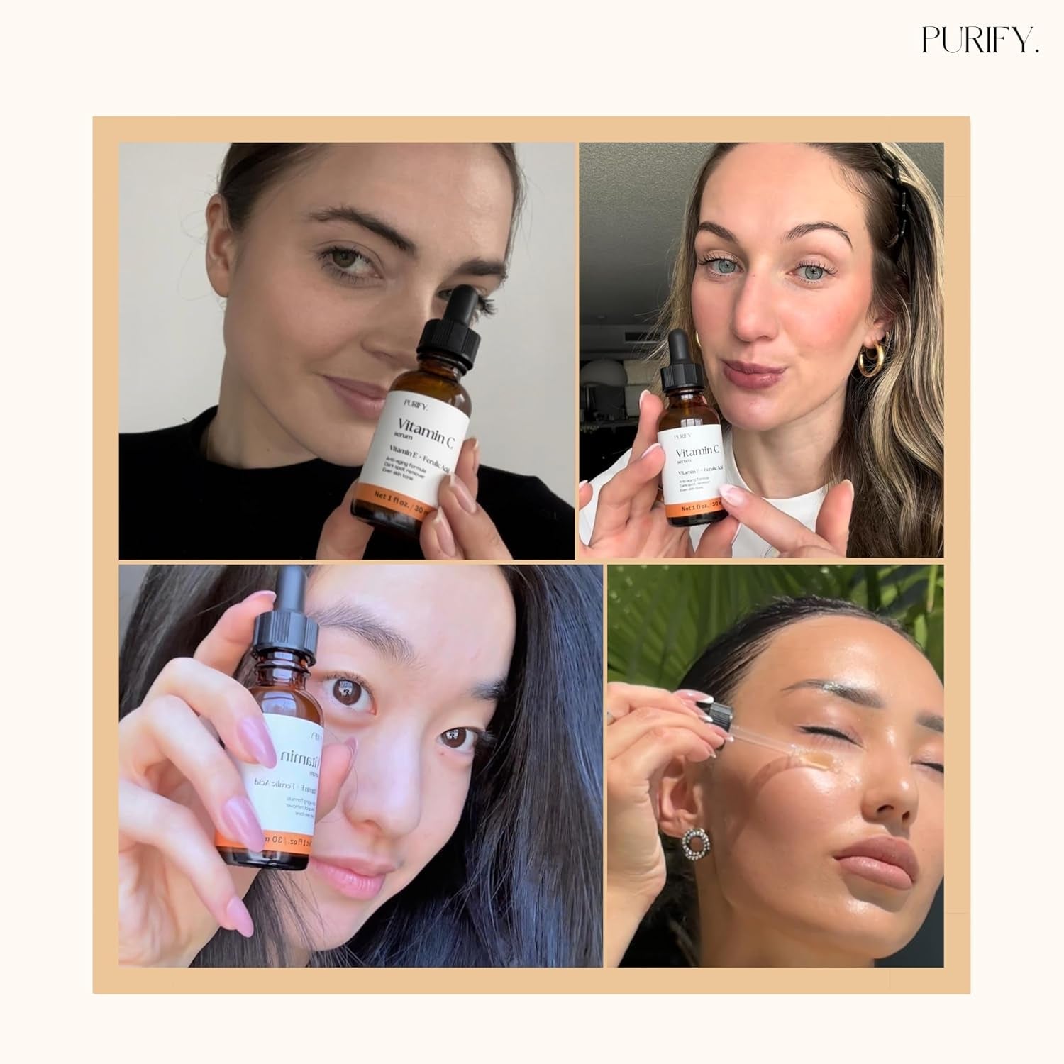Purify. Vitamin C Serum – 30ml | Brightening, Anti-Aging & Antioxidant Protection with 3-O-Ethyl Ascorbic Acid
