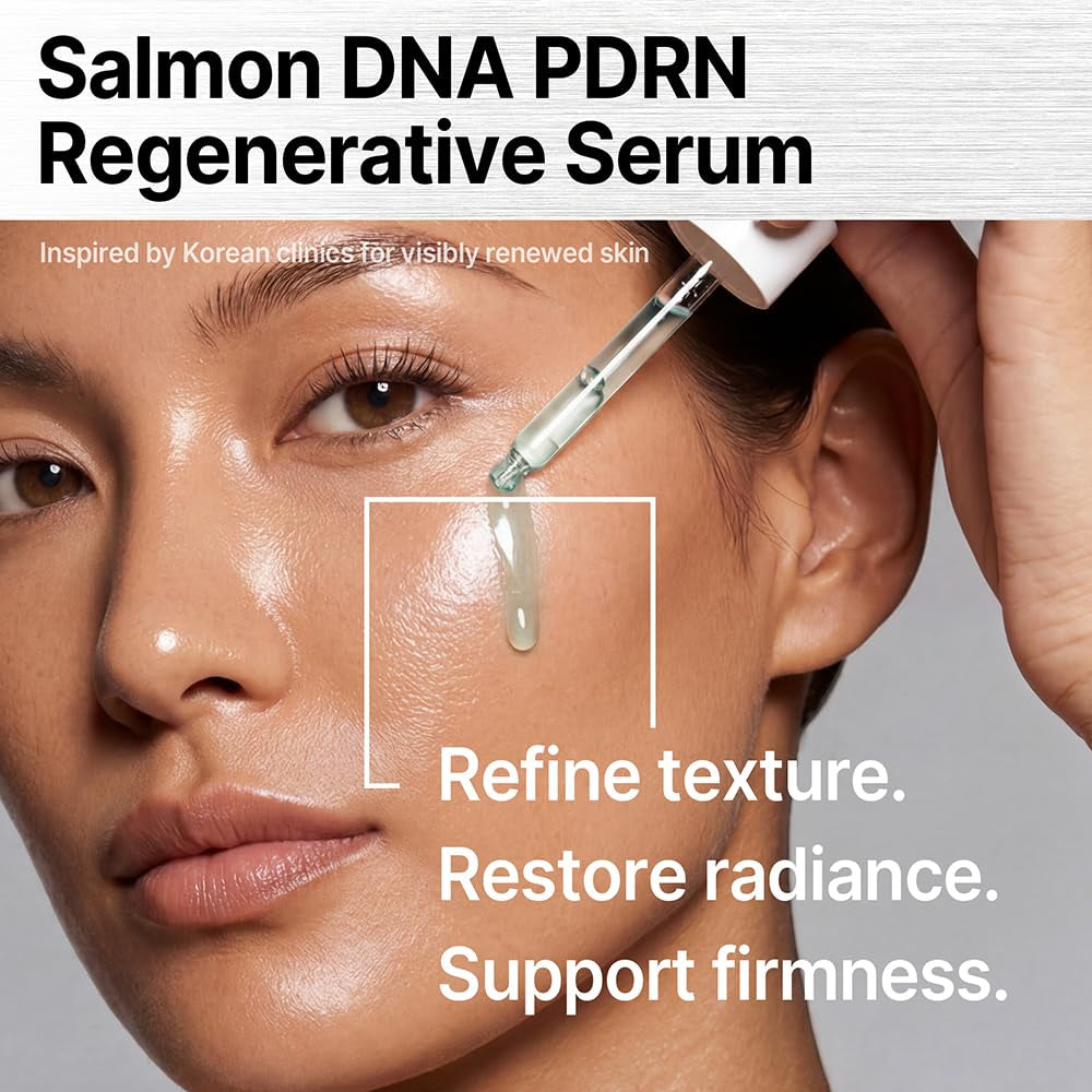PDRN Serum with Salmon DNA — Korean Regenerative Skin Booster | DERBIOME® PDRN 5% + Matrixyl® 3000 + Exosomes for Visible Renewal, Firming & Glass Skin | Fragrance Free, 30Ml