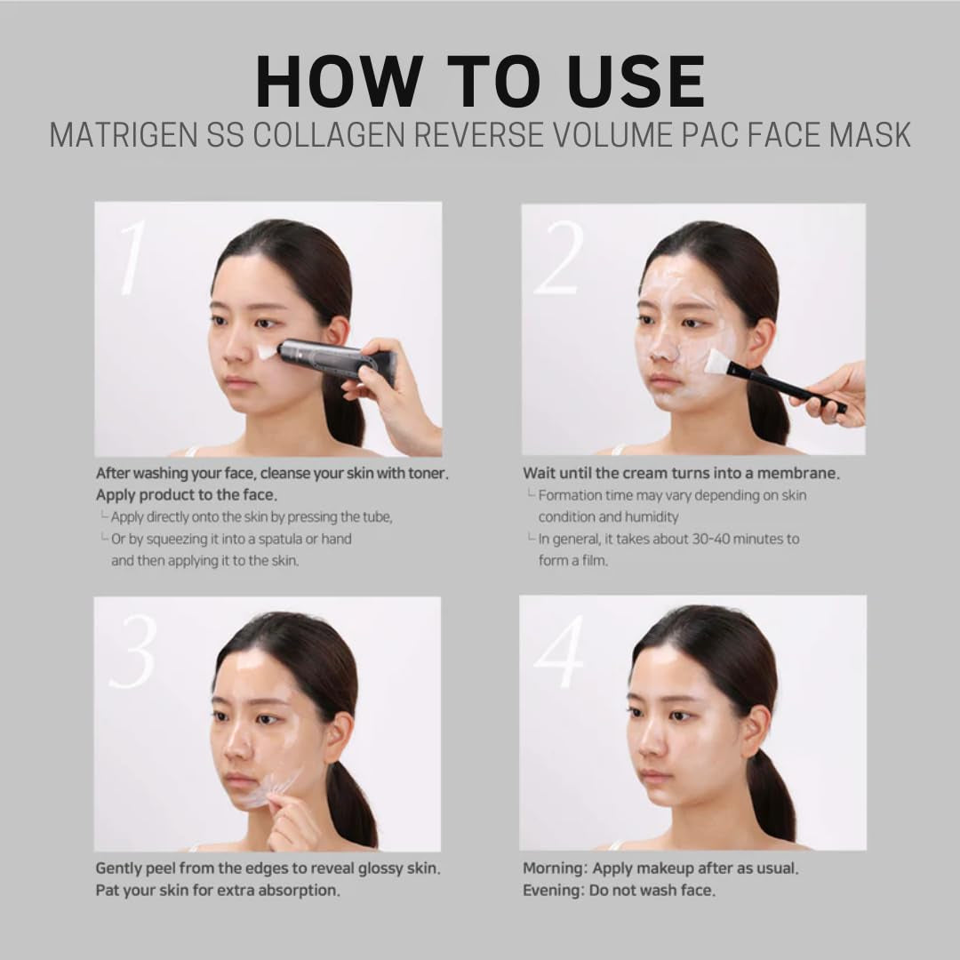 MATRIFEELGEN Matrigen SS Collagen Reverse Volume Pack – 60g | Firming, Hydrating Peel-Off Gel Mask
