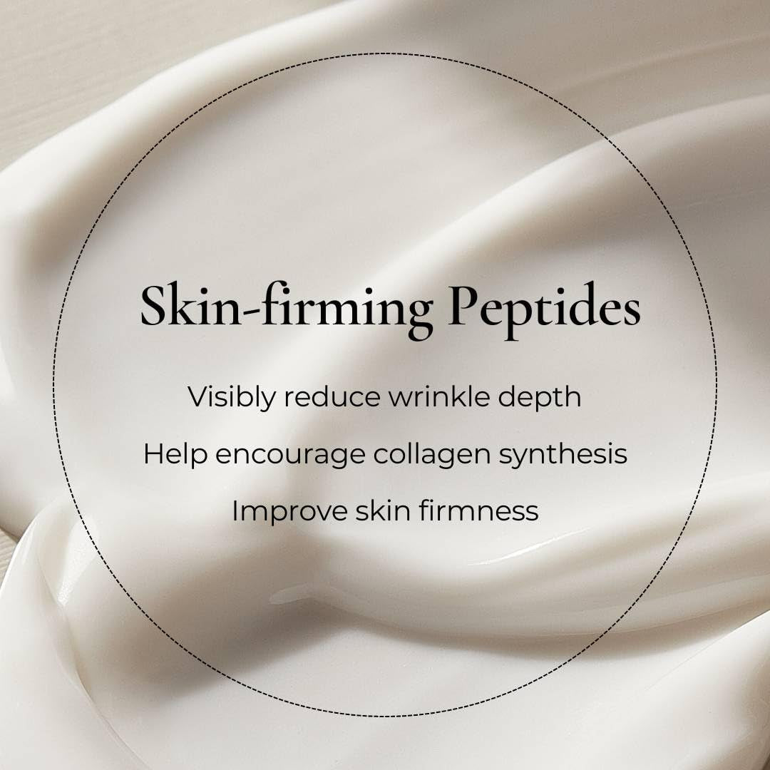 Le Mieux Bio Cell Rejuvenating Cream - Triple Peptide Facial Moisturizer with Hyaluronic Acid, Squalane & Rose Hip, Night & Day Cream for Face & Neck, No Parabens or Sulfates (1.75 Oz / 52 Ml)