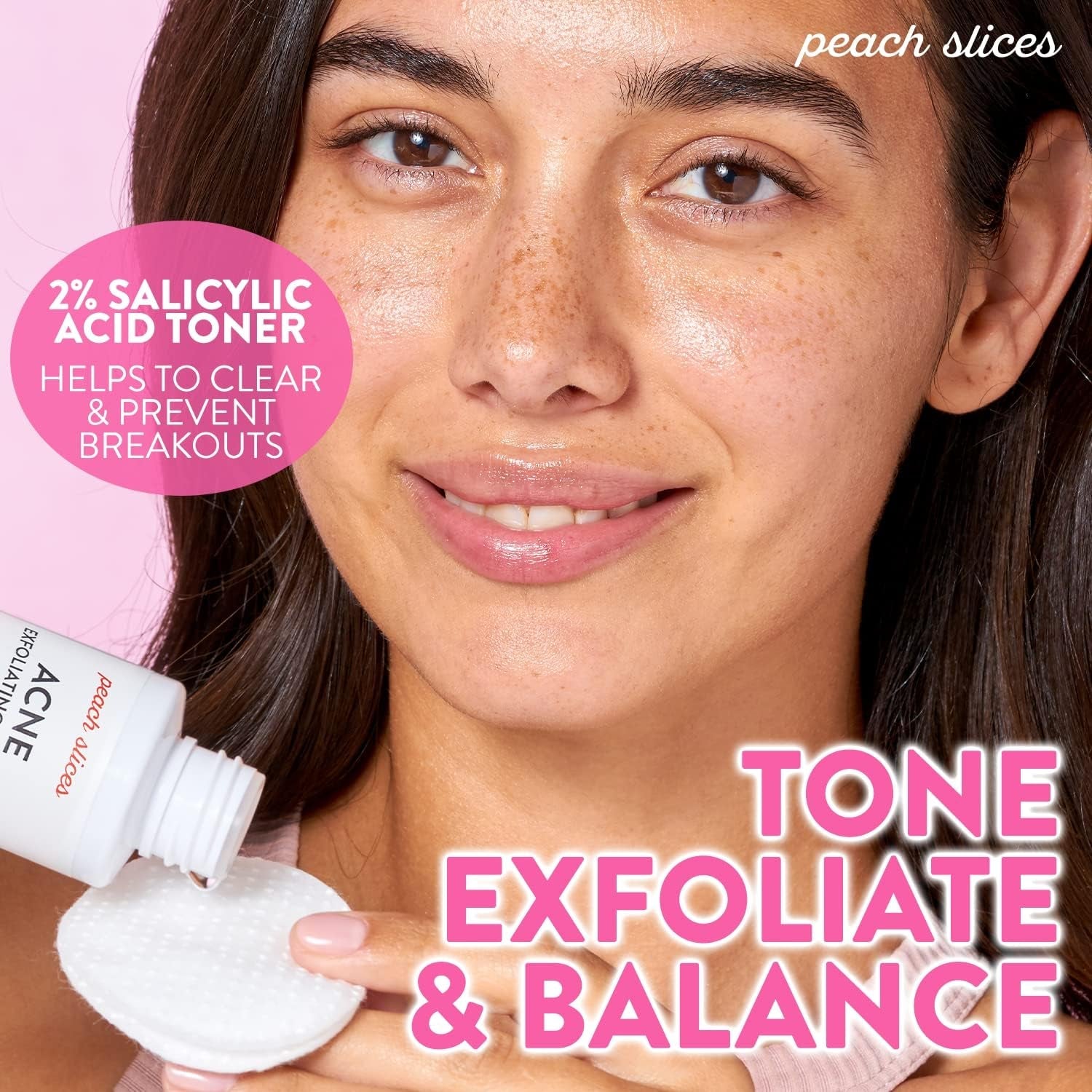 Peach Slices Acne Exfoliating Toner – 120ml | 2% Salicylic Acid for Clear, Balanced Skin