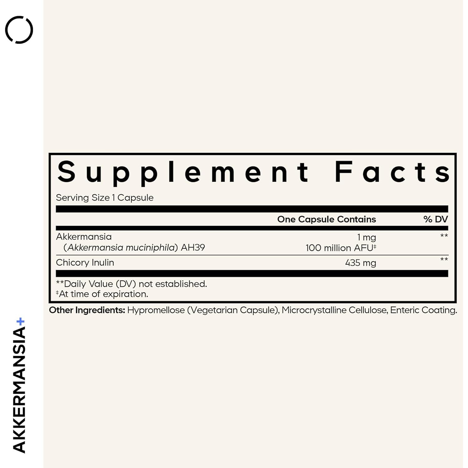 Codeage Akkermansia Muciniphila Probiotic & Prebiotic – 3 Month Supply | Chicory Inulin Synbiotic | Gut Health & Microbiome Support | 100M AFU | Gluten Free | 90 Capsules