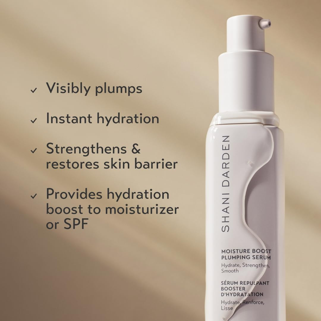 SHANI DARDEN Moisture Boost Plumping Serum – 30ml | Deep Hydration & Radiant Glow