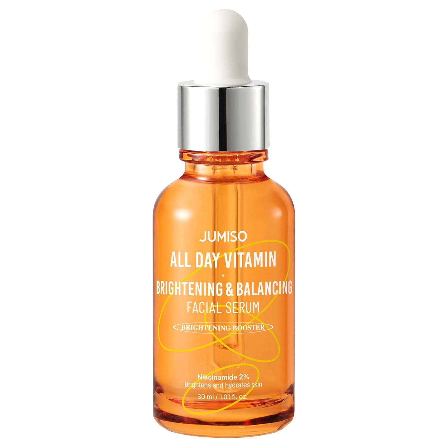 JUMISO All Day Vitamin Serum, Brightening & Balancing Facial Serum, Gift, Vitamin C, A, B, D, E , Serum with Vitamin, Korean Skincare, Skin Brightening, Soothing, Vegan Serum, Vitamin Tree Extract 86.14%, Niacinamide 20,000Ppm,1.01 Fl Oz (Serum)