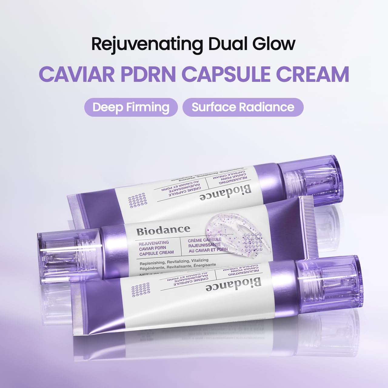 BIODANCE Rejuvenating Caviar PDRN Capsule Cream – 50ml | Caviar & Salmon DNA PDRN | Hydrating Face Moisturiser | Korean Skincare
