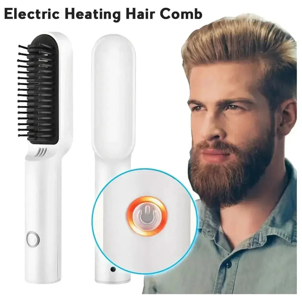 Ceramic Electric Hair Brush - Glam Global UKGlam Global UK