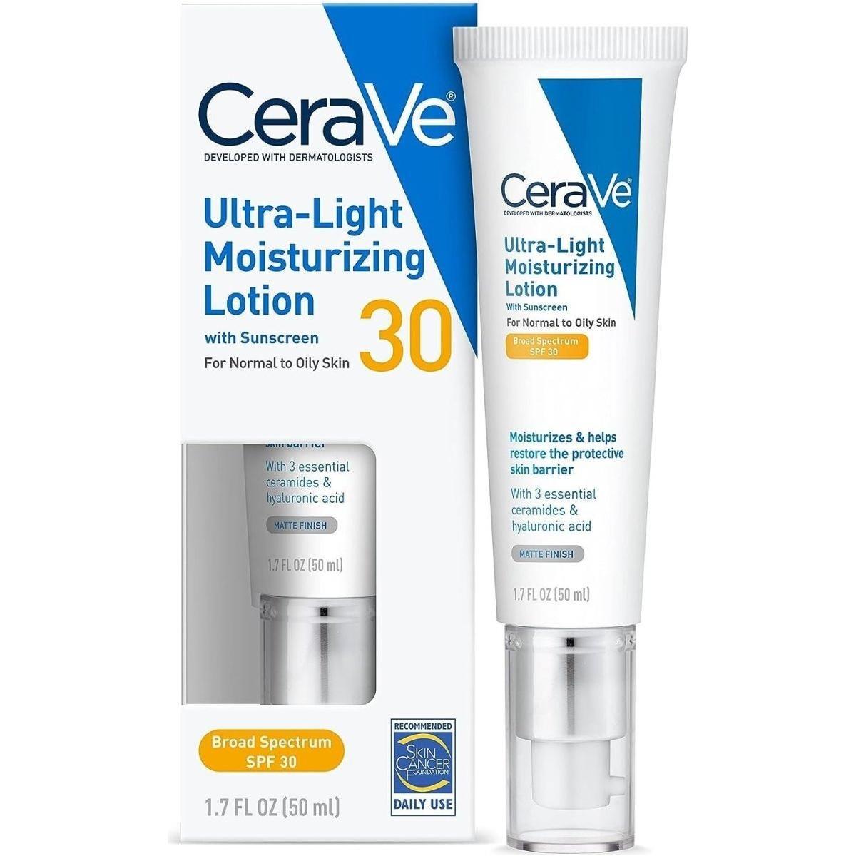 CeraVe Ultra light Moisturizing Lotion SPF 30 - 50ml - Glam Global UKCeraVe