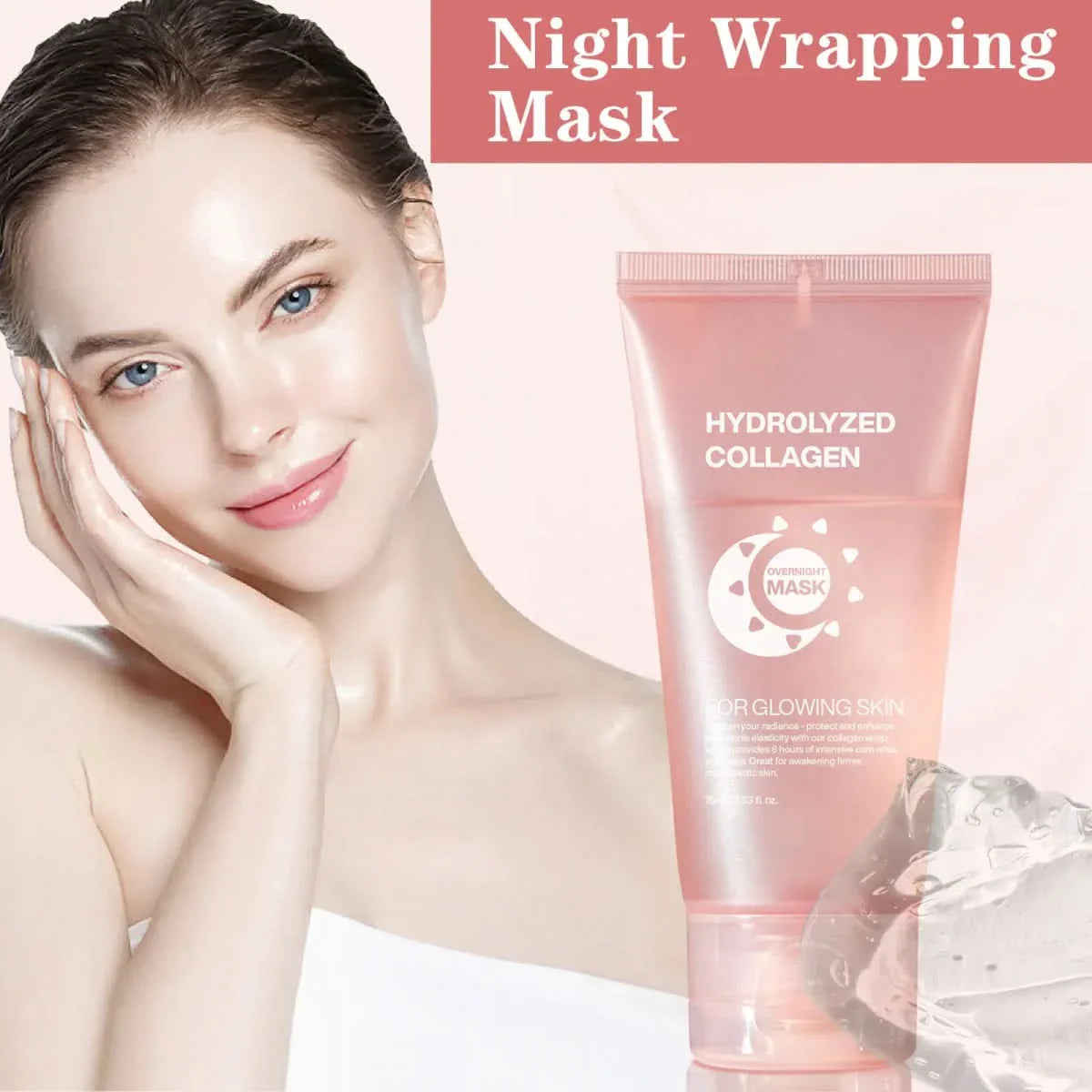 Collagen Night Wrapping Mask – Intensive Hydration Skin Elasticity - 75ml - Glam Global UKGlam Global UK