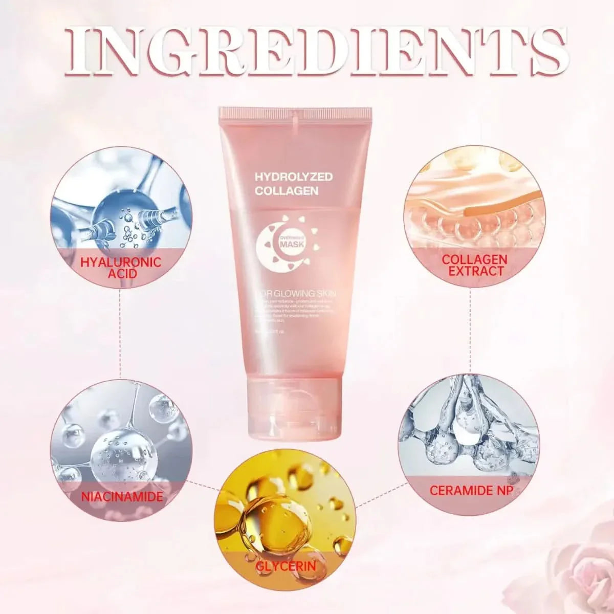 Collagen Night Wrapping Mask – Intensive Hydration Skin Elasticity - 75ml - Glam Global UKGlam Global UK