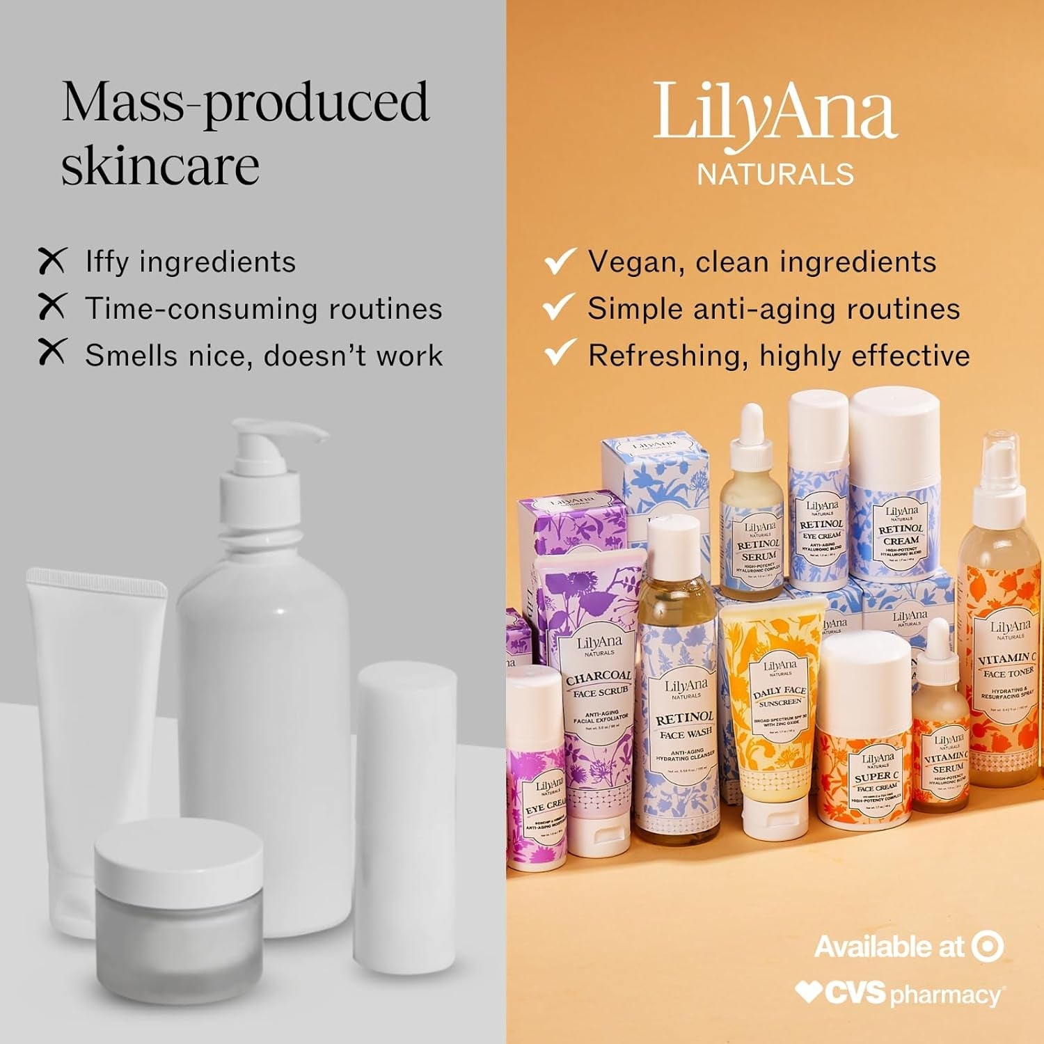 LilyAna Naturals Retinol Serum – 30g | Anti-Aging, Brightening & Acne-Fighting Treatment