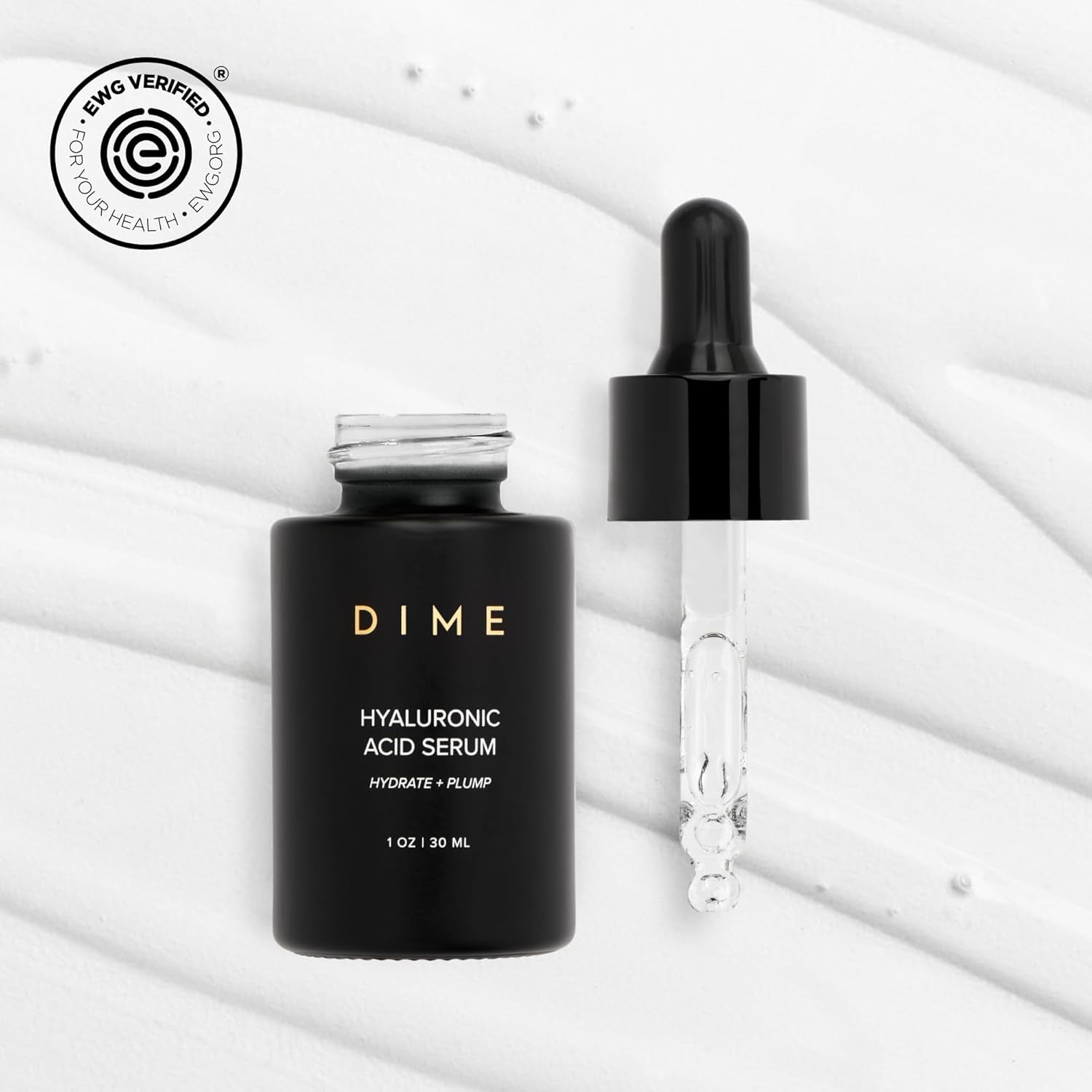 DIME Hyaluronic Acid Serum – 30ml | Deep Hydration & Skin-Plumping Glow Booster