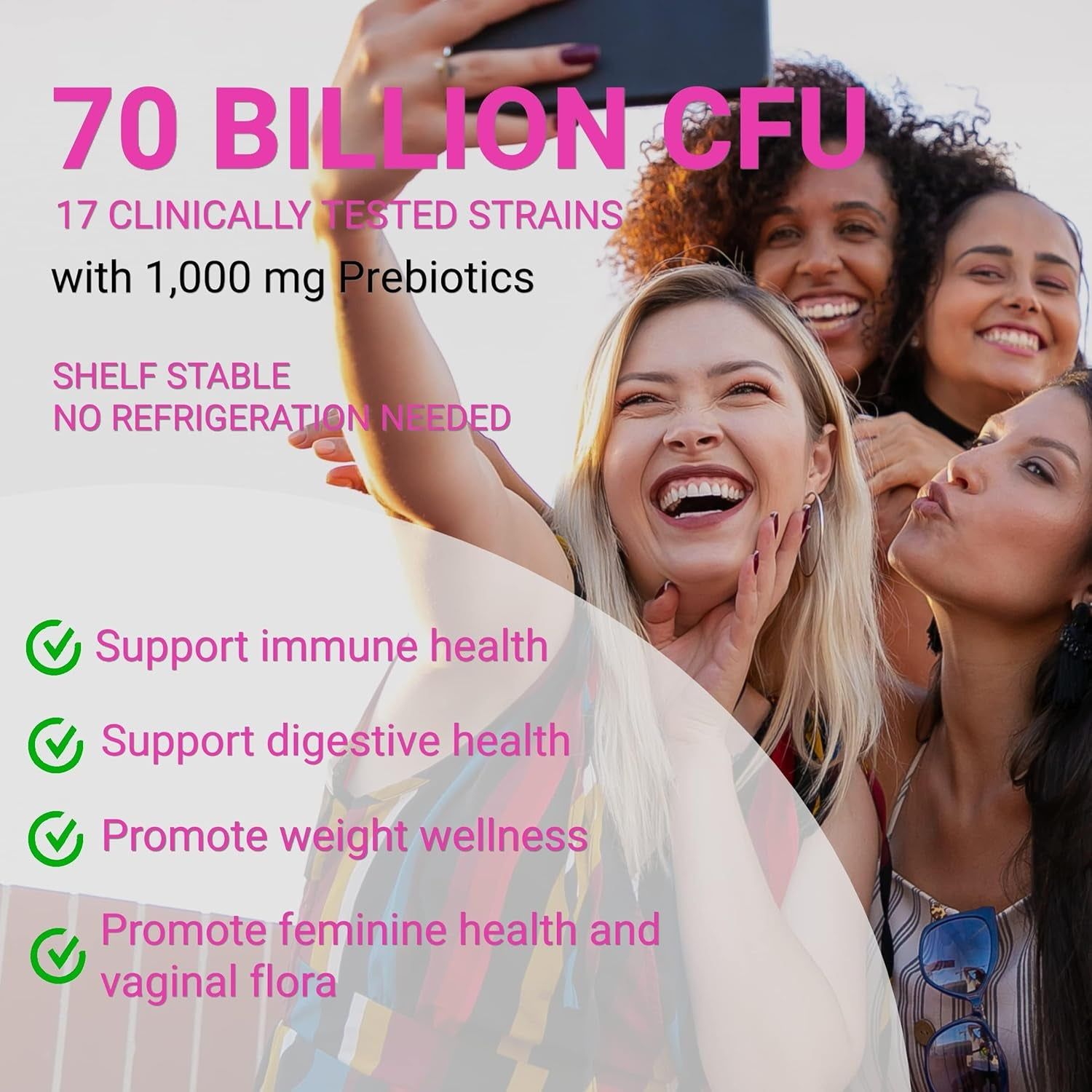 UpNourish Pre + Probiotics Caviar Collagen – 30 Stick Packs | Women's All-in-One Gut, Skin & Beauty Supplement