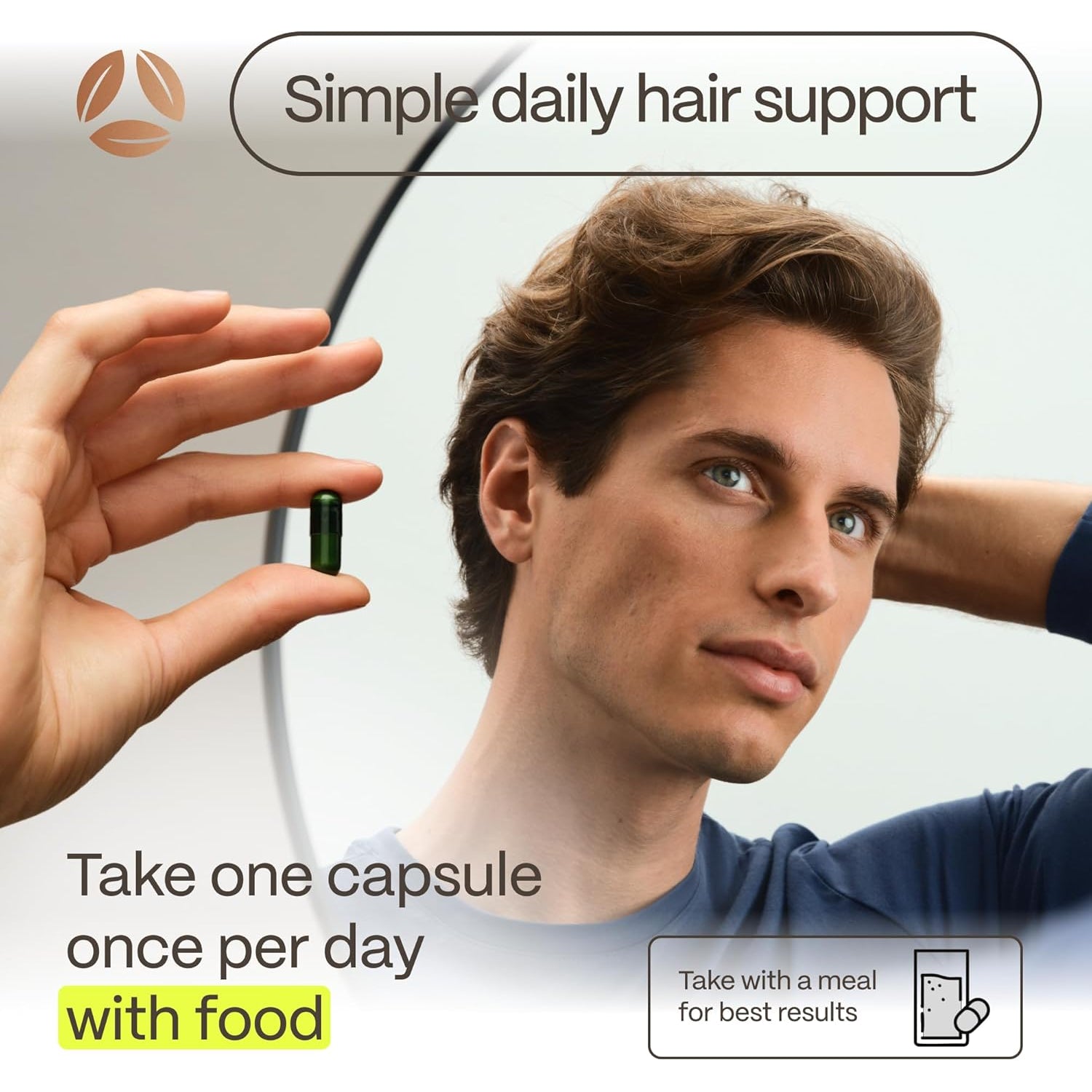 Dermairon Iron Supplement for Women & Men – Gentle Iron for Low Ferritin & Anemia Support, Hair Thinning & Hair Loss Support, with Collagen & Vitamin C