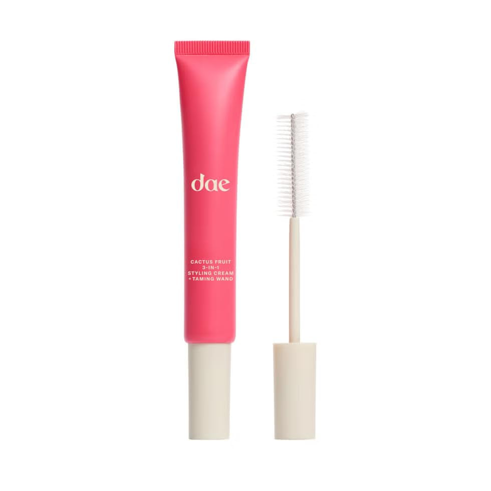DAE Cactus Fruit 3-In-1 Styling Cream & Taming Wand - Tame Flyaways, Smooth Frizz, Style Edges (0.6 Oz.)
