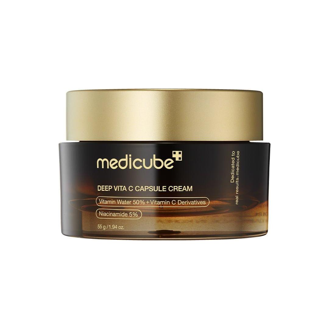 Medicube Deep Vita C Capsule Cream - 50ml | Brightening & Hydrating Vitamin C Cream - Glam Global UKMedicube