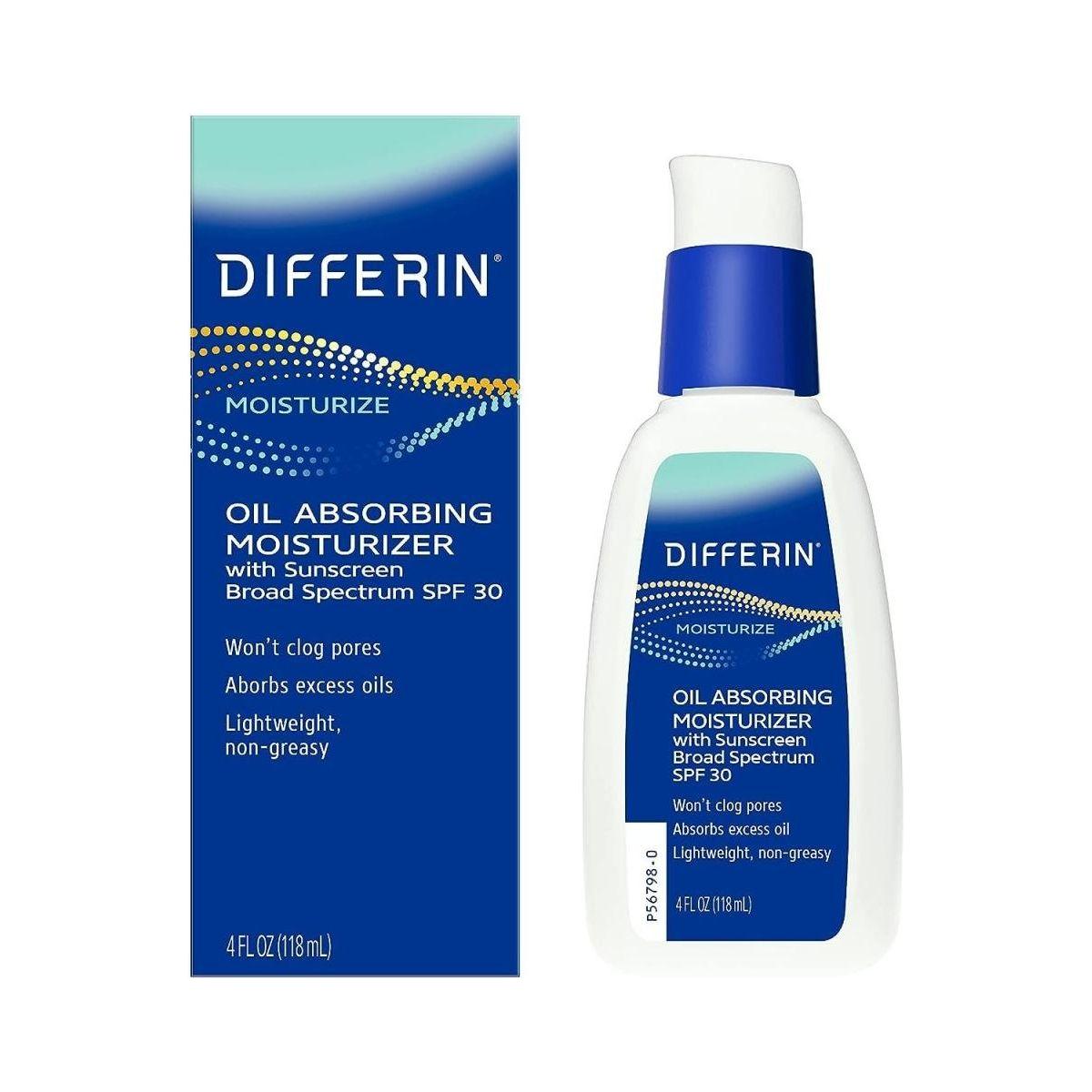 Differin Oil Absorbing Moisturizer with SPF 30 - 118ml - Glam Global UKDifferin