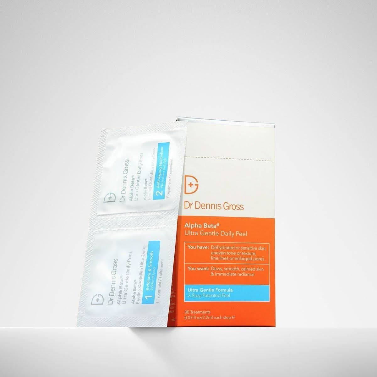 Dr Dennis Gross Alpha Beta Ultra Gentle Daily Peel - 30 pack - Glam Global UKDr Dennis Gross