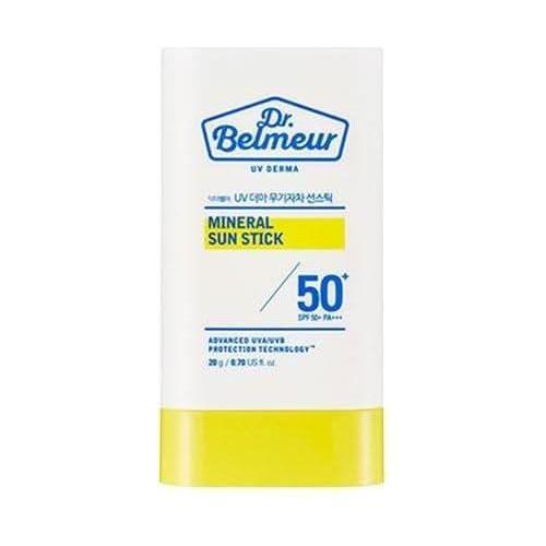 Dr.Belmeur UV Derma Mineral Sun Stick SPF 50+ PA+++ 20g - Glam Global UKDr.Belmeur