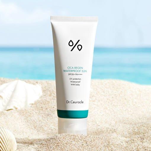 Dr.Ceuracle Cica Regen Waterproof Sun SPF50+ PA++++ - 100 ml - Glam Global UKDr.Ceuracle