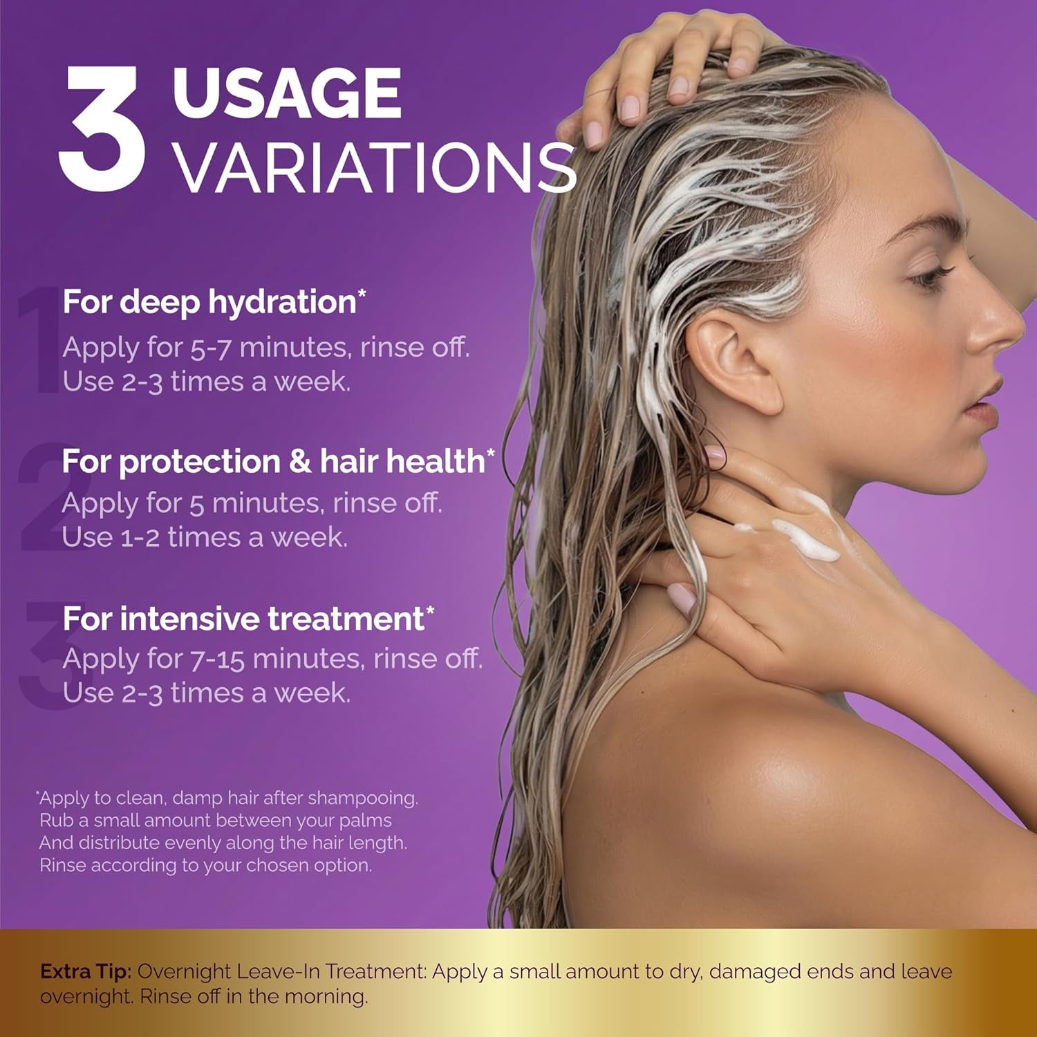 NUTRAHARMONY Hydrating Hair Mask - 100ml | Deep Conditioning Treatment for Dry & Damaged Hair | Repair & Restore Formula