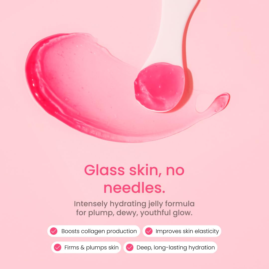 QUIA Collagen Jelly Cream – Lightweight Gel Moisturizer for Glowing, Plump Skin – with Niacinamide and Peptides – Korean Skincare for Daily Hydration