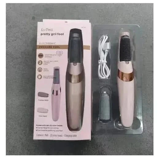 Electric Foot File for Heels – Rechargeable Grinding Tool - Glam Global UKGlam Global UK