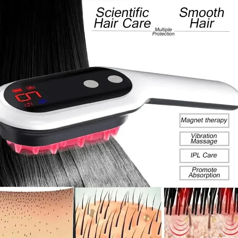 Electric Hair Growth Comb: Infrared Laser & Massage Technology - Glam Global UKGlam Global UK
