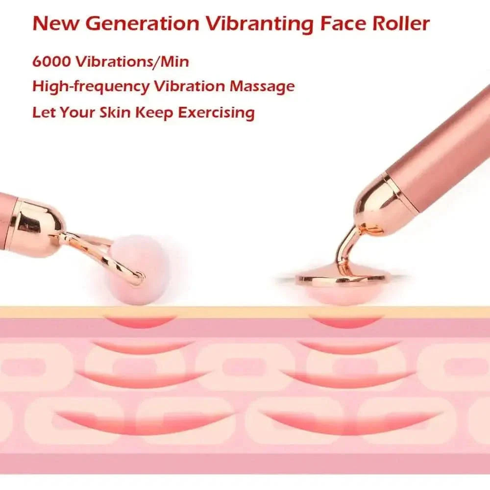 Electric Jade Roller Facial Massager: Recharge, Rejuvenate, Radiate - Glam Global UKGlam Global UK