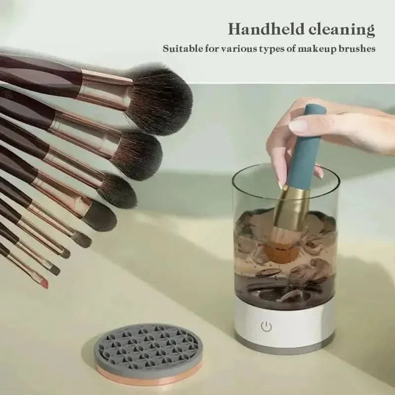 Electric Makeup Brush Cleaner – Effortless & Fast Brush Cleaning - Glam Global UKGlam Global UK