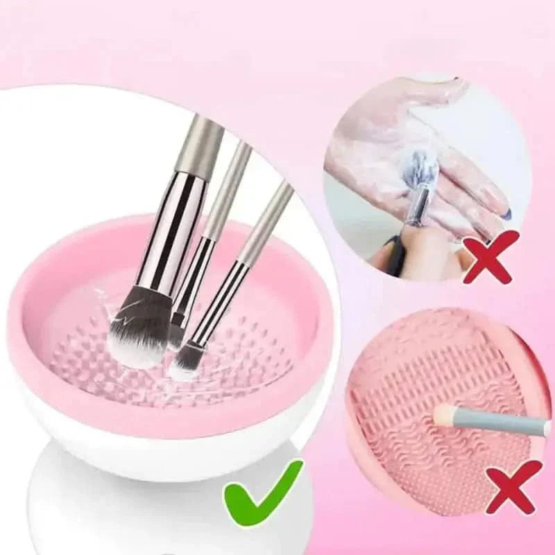 Electric Makeup Brush Cleaner – Effortless Cleaning for Flawless Brushes - Glam Global UKGlam Global UK