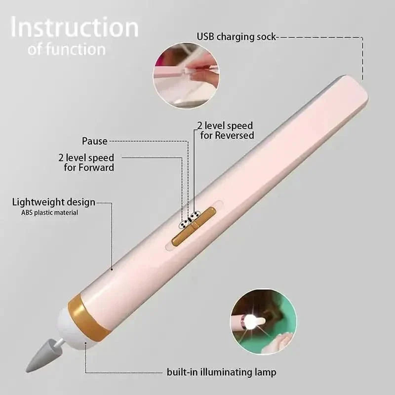 Electric Nail Drill Sander: Revolutionize Your Nail Care Routine - Glam Global UKGlam Global UK