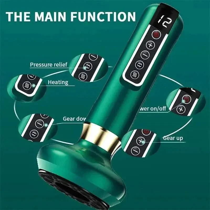 Electric Vacuum Cupping Massager: Advanced Muscle Relief & Improved Circulation - Glam Global UKGlam Global UK
