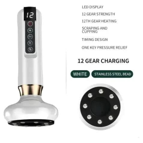Electric Vacuum Cupping Massager: Advanced Muscle Relief & Improved Circulation - Glam Global UKGlam Global UK