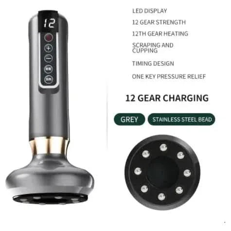 Electric Vacuum Cupping Massager: Advanced Muscle Relief & Improved Circulation - Glam Global UKGlam Global UK